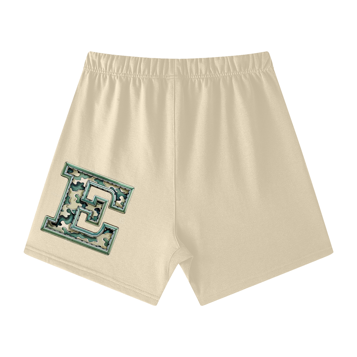 Unisex Earth Tone Loose Fit Cotton Shorts