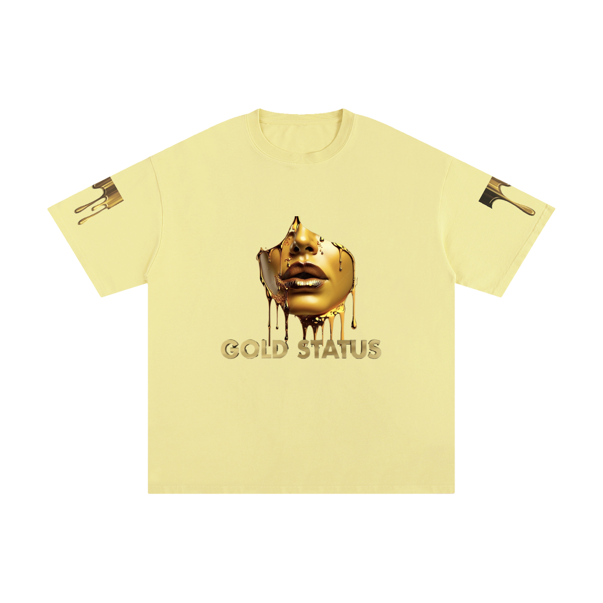 Pure Gold Cotton T-Shirt