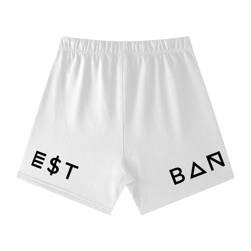 Unisex Earth Tone Loose Fit Cotton Shorts