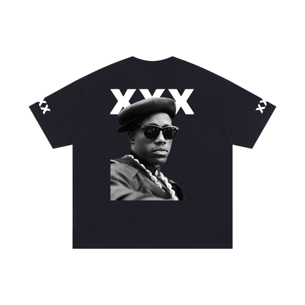 Black Unisex Oversized Cotton T-Shirt