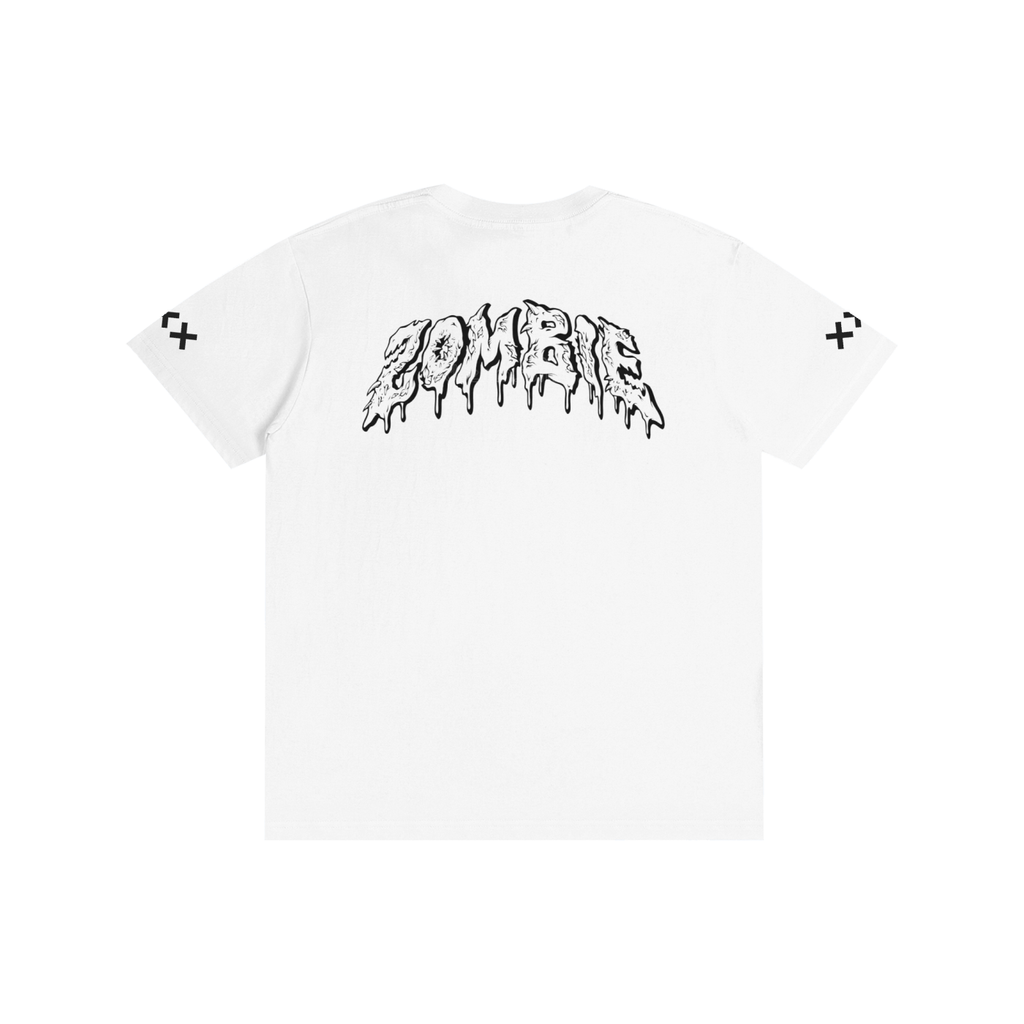 Gevaar Zombies Suiwer Katoen Unisex T-hemp