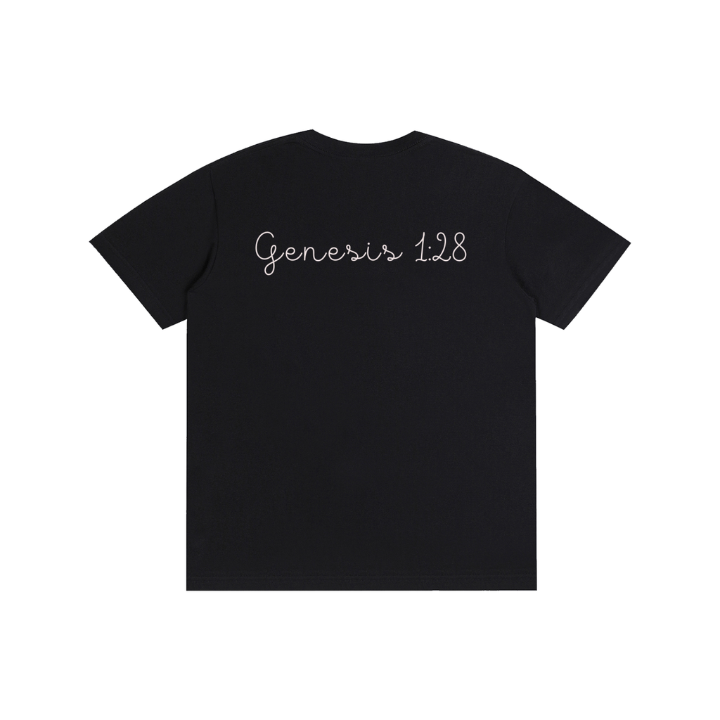 Klok Grafiese Suiwer Katoen Unisex T-hemp