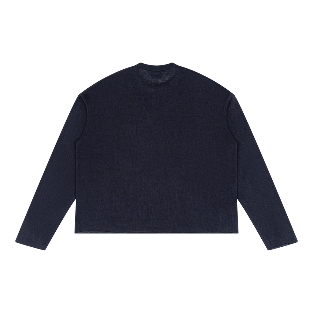 Vanish Raw Edge Long Sleeve T-Shirt