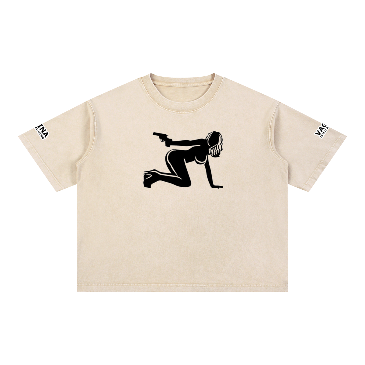 Mineral Wash Boxy Cotton T-Shirt