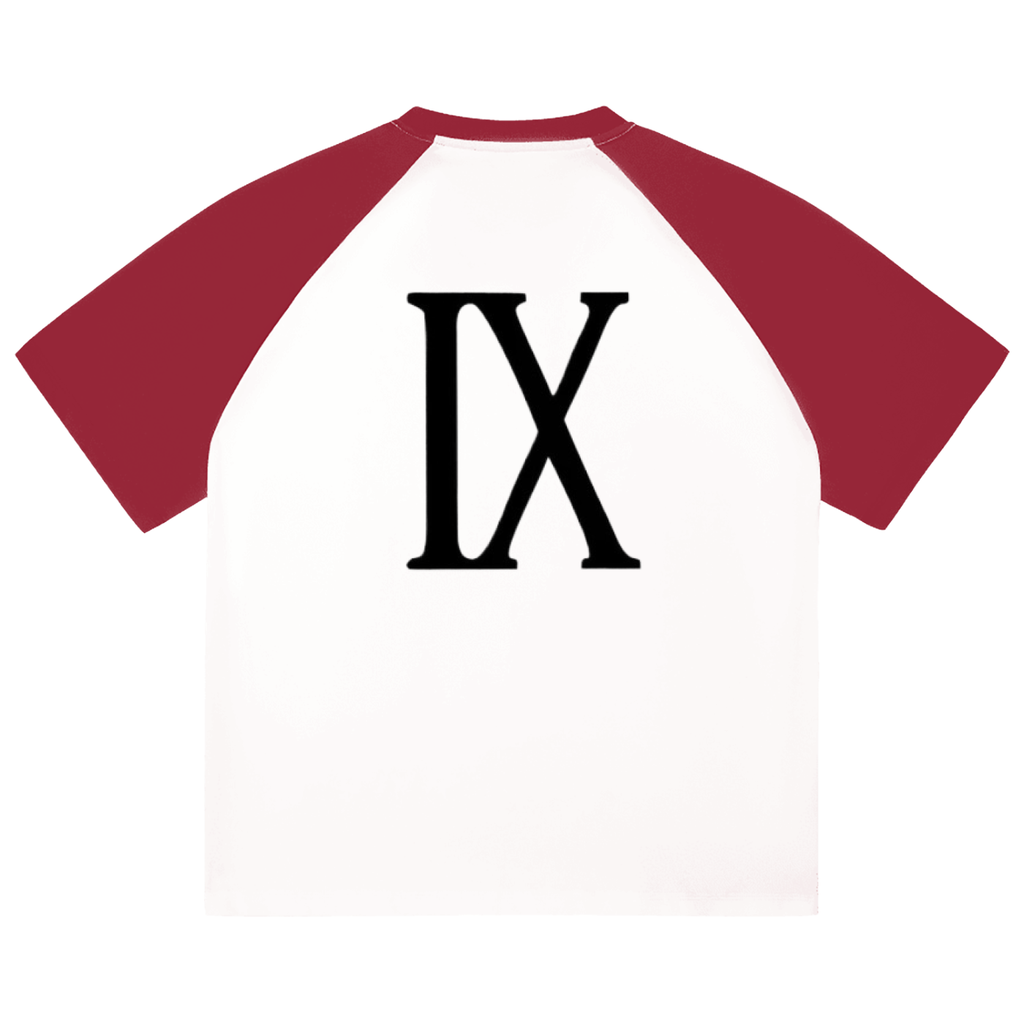 Color-Blocked Raglan Sleeve T-Shirt