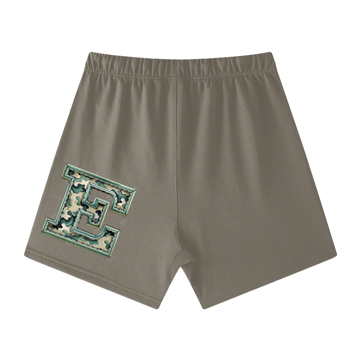 Unisex Earth Tone Loose Fit Cotton Shorts