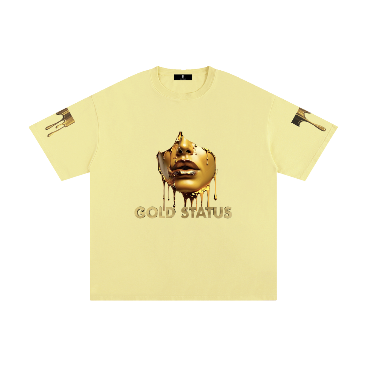Pure Gold Cotton T-Shirt