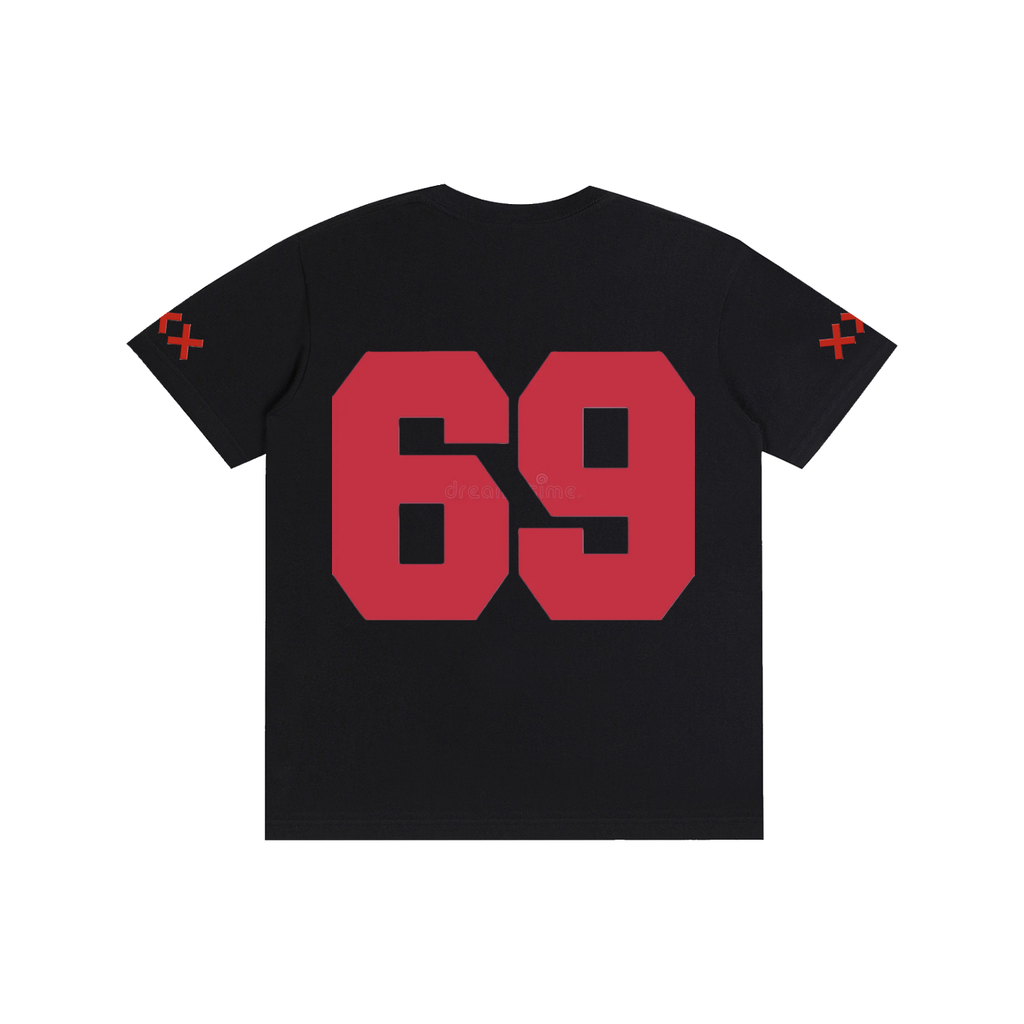Meng Grafiese Suiwer Katoen Unisex T-hemp