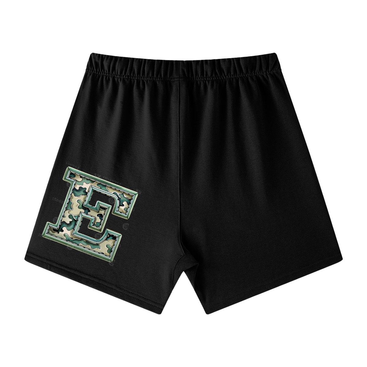 Unisex Earth Tone Loose Fit Cotton Shorts
