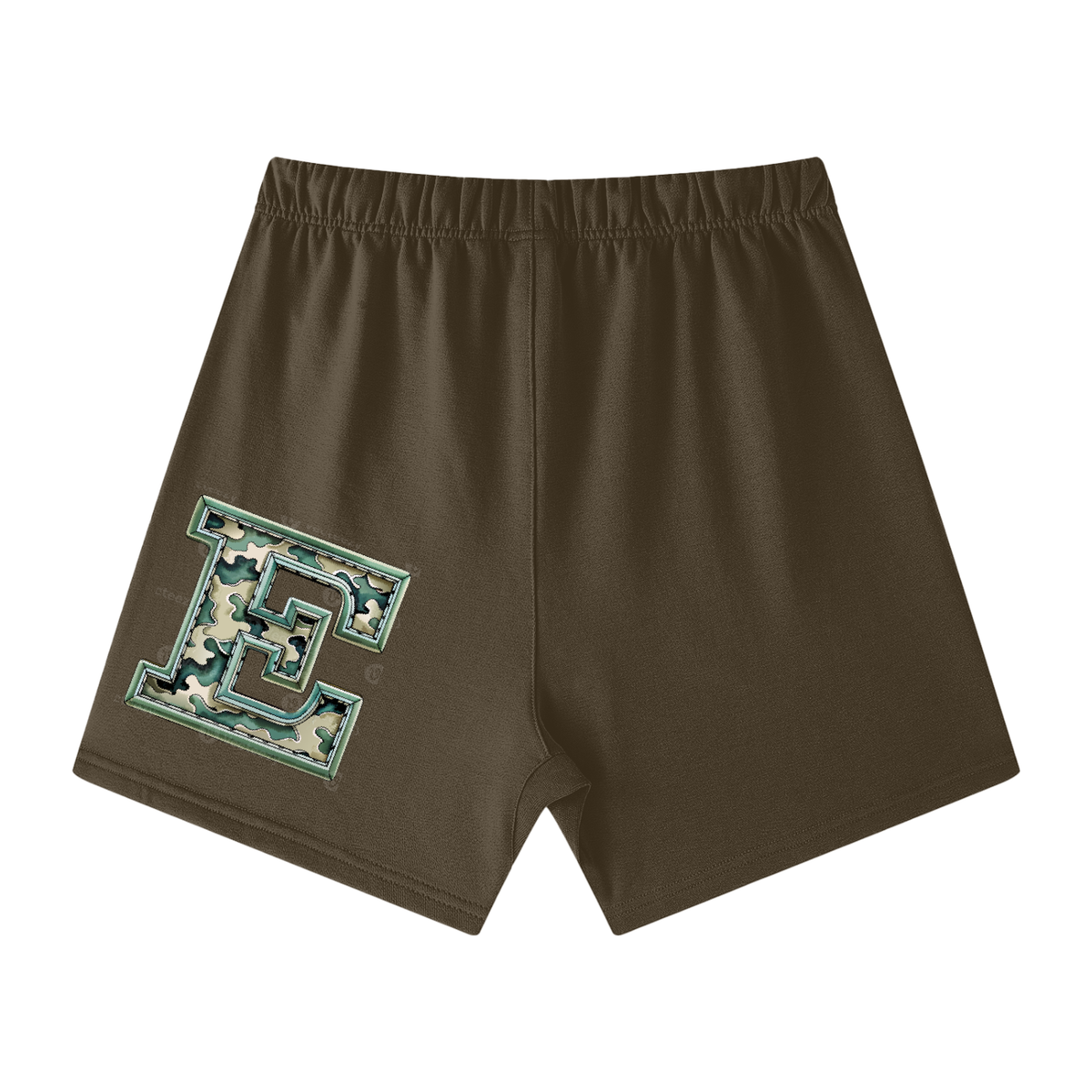 Unisex Earth Tone Loose Fit Cotton Shorts