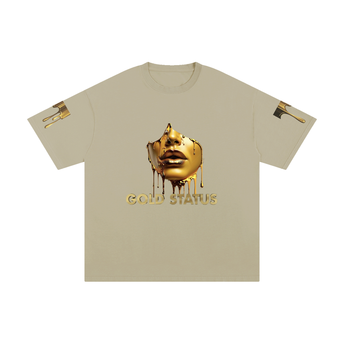 Pure Gold Cotton T-Shirt