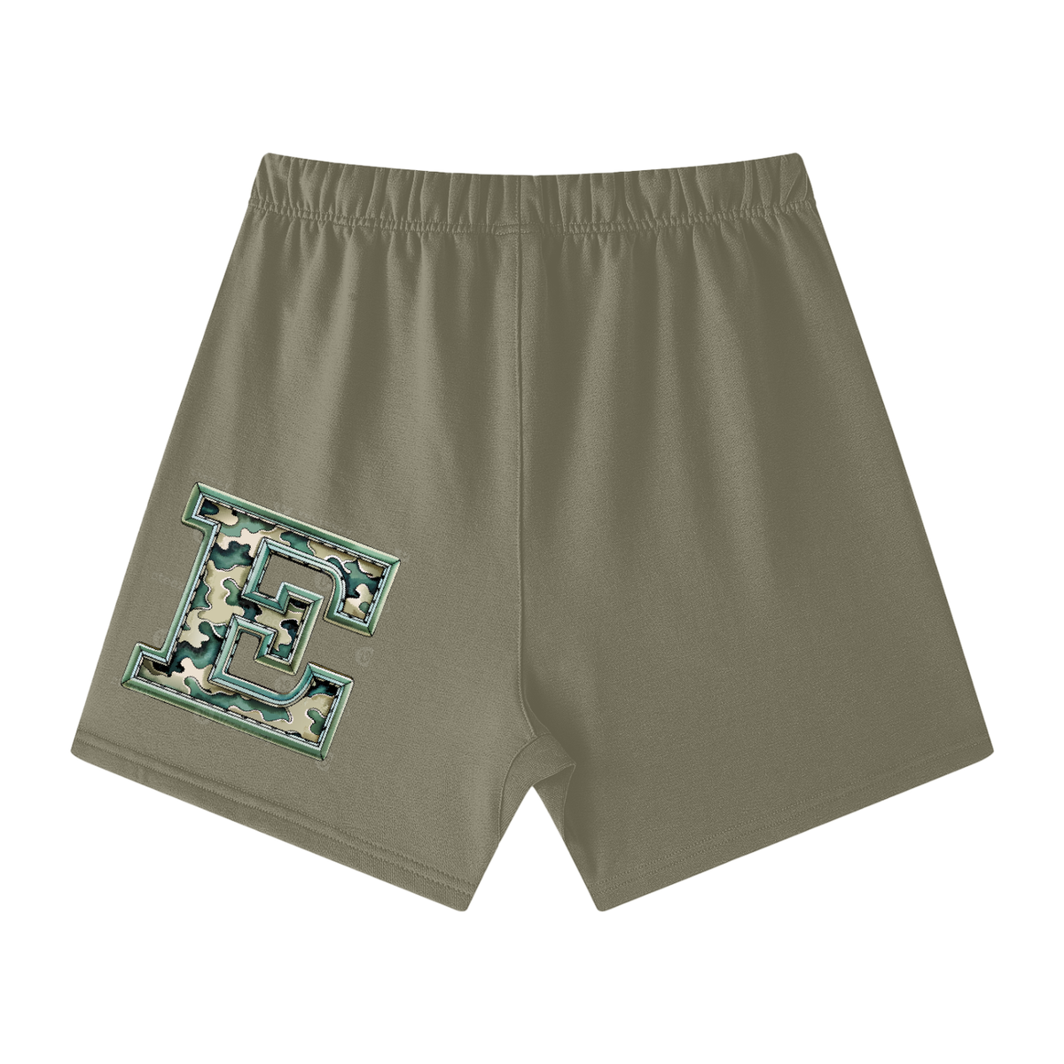 Unisex Earth Tone Loose Fit Cotton Shorts