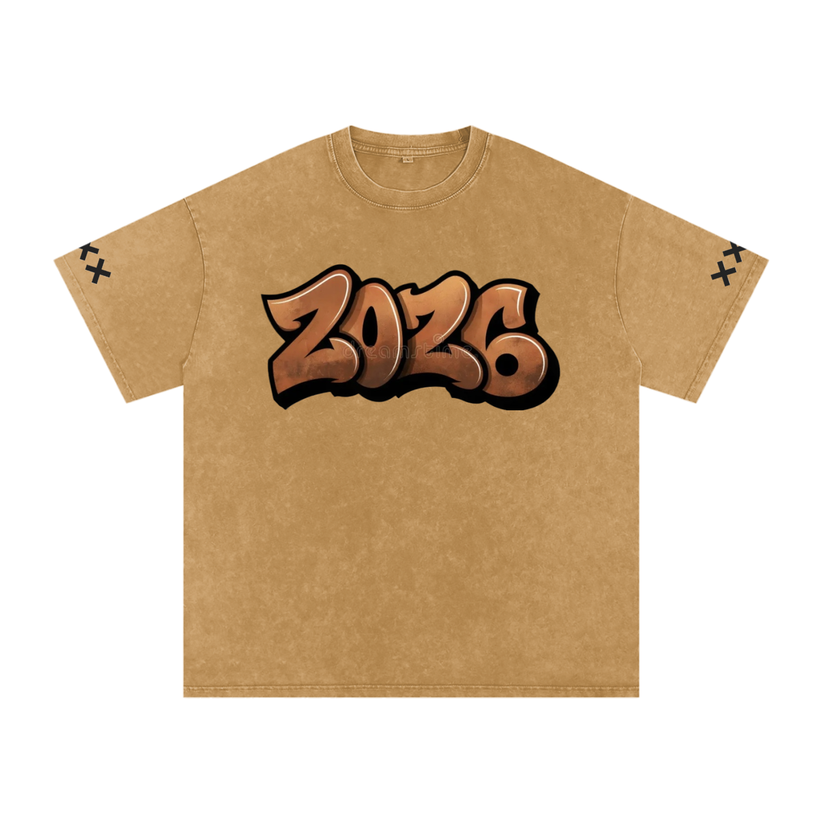 69 Snow Washed Oversized Cotton T-Shirt