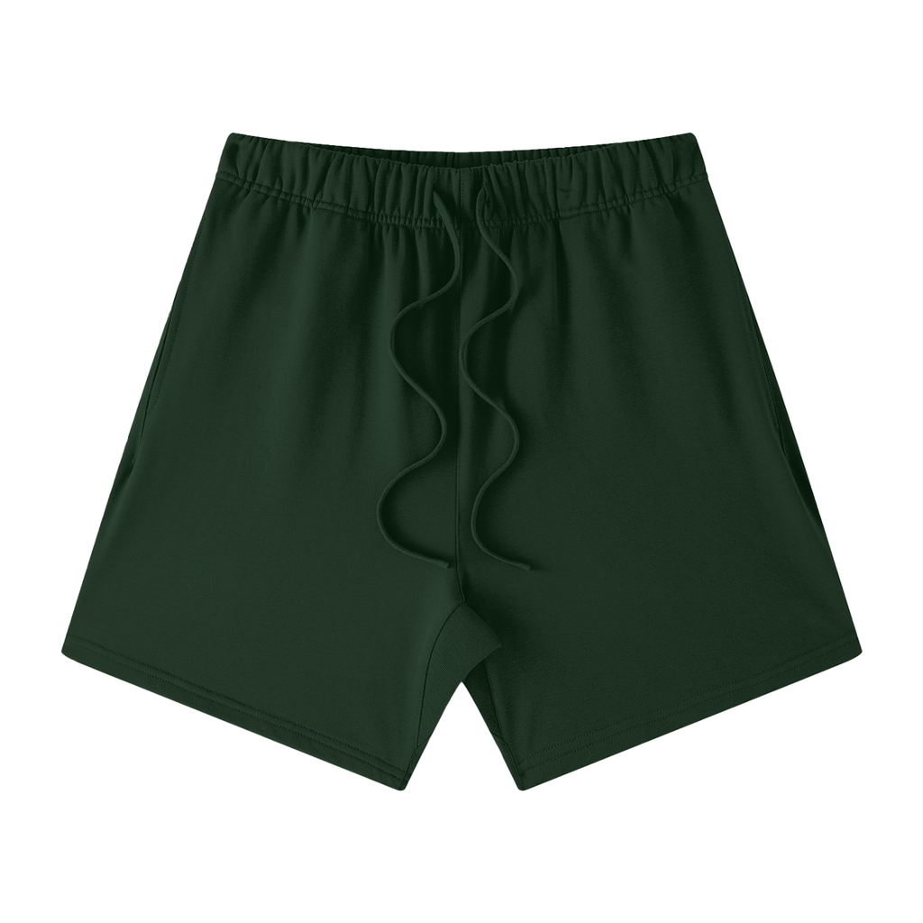 Unisex Earth Tone Loose Fit Cotton Shorts