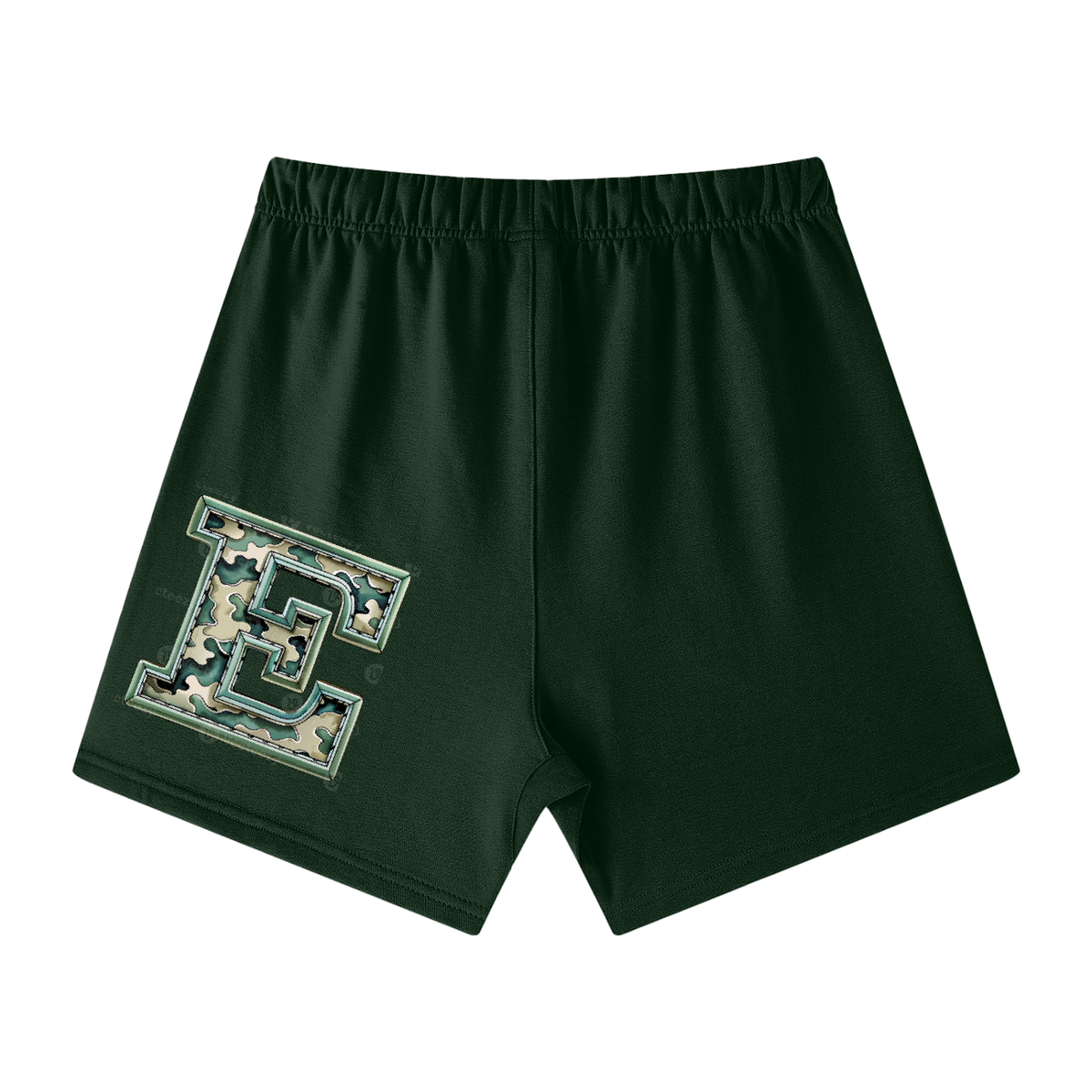 Unisex Earth Tone Loose Fit Cotton Shorts