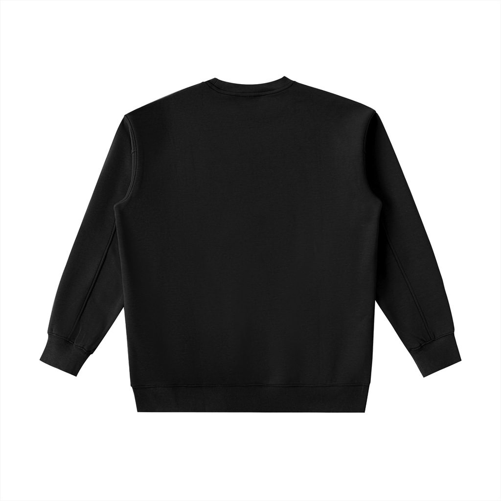 Essential Heavyweight Crewneck Black Sweatshirt