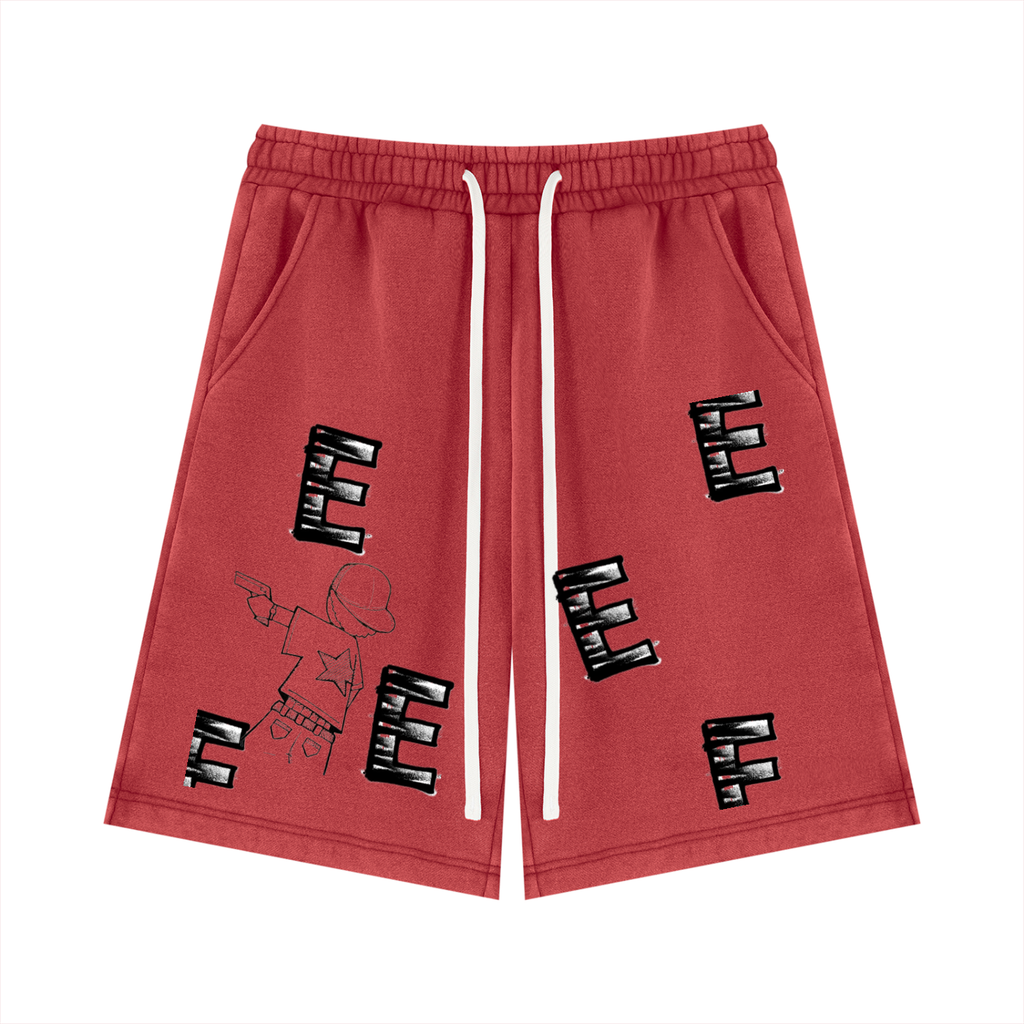 Unisex Vintage Wash Fleece Shorts