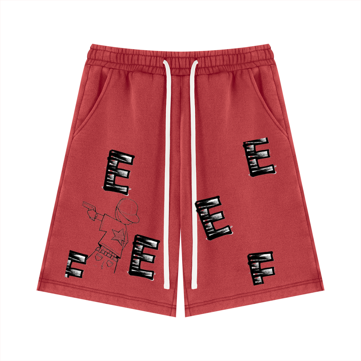 Unisex Vintage Wash Fleece Shorts