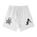 Unisex Earth Tone Loose Fit Cotton Shorts