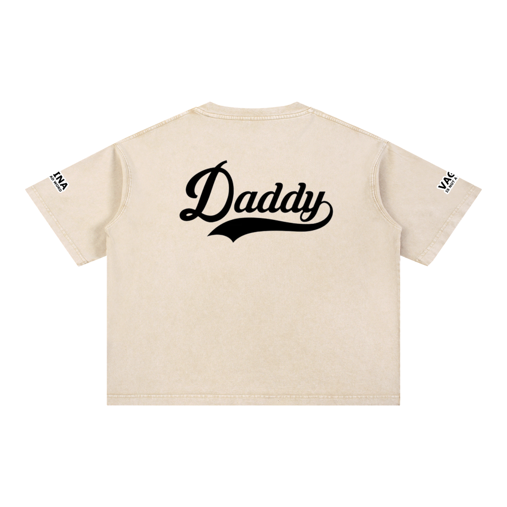 Mineral Wash Boxy Cotton T-Shirt