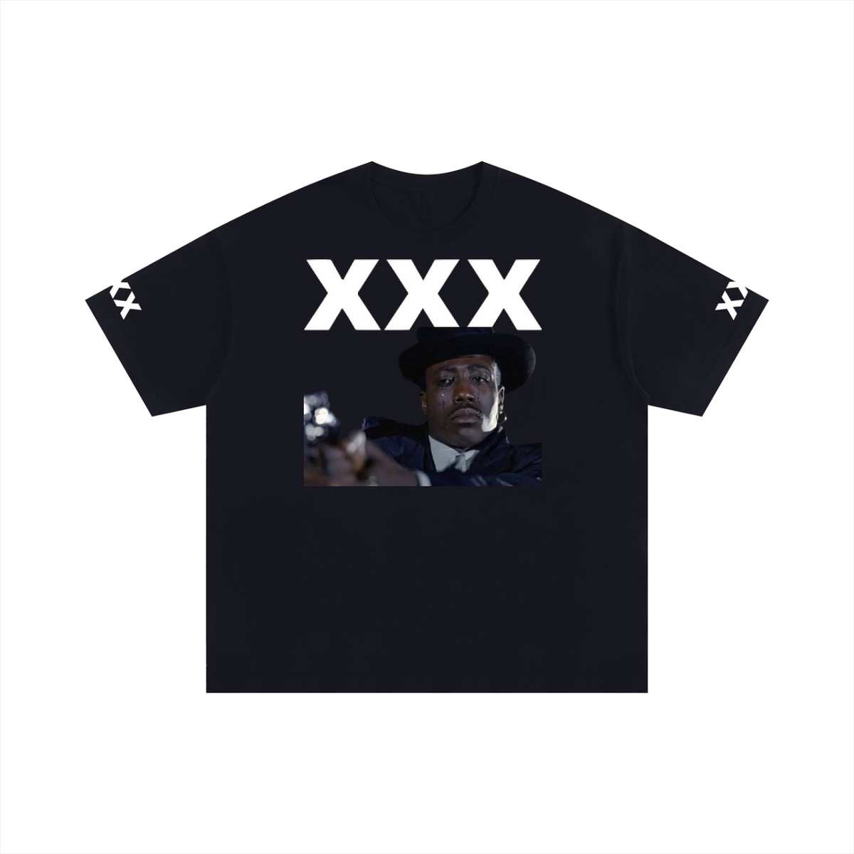 Black Unisex Oversized Cotton T-Shirt