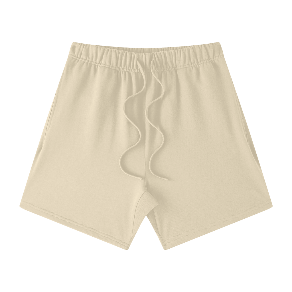 Unisex Earth Tone Loose Fit Cotton Shorts
