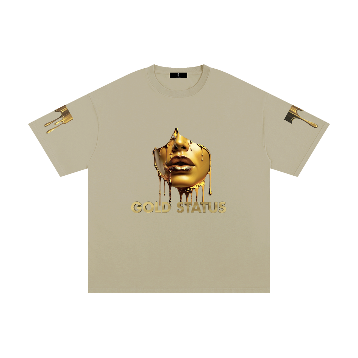 Pure Gold Cotton T-Shirt