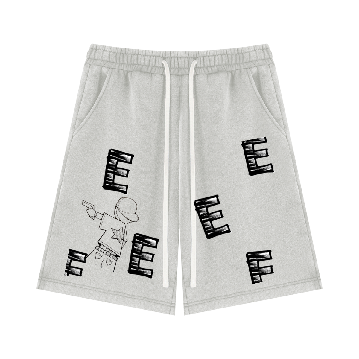 Unisex Vintage Wash Fleece Shorts